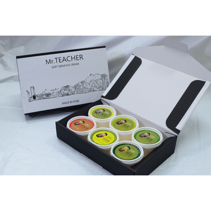 お茶屋さんのアイスクリーム　６種類各１個入　６個セット